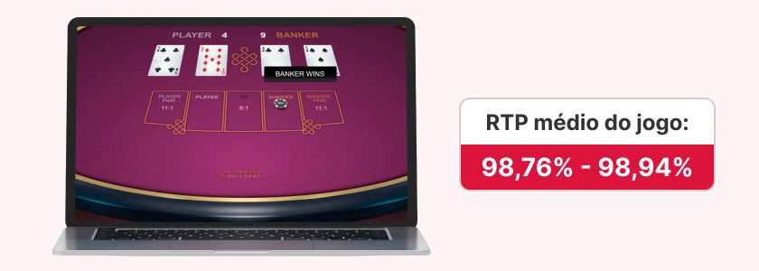 Experimente os melhores jogos de Casino como Bacará