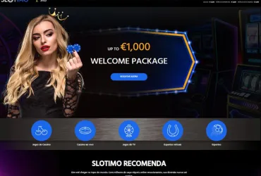 Slotimo – página principal.