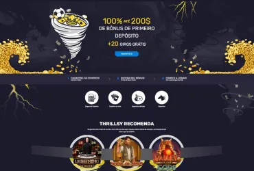 Thrillsy casino - página principal