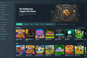 Vave casino - página principal