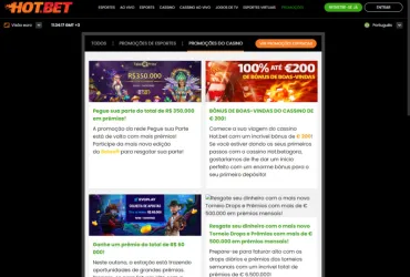 Hot.bet casino - promoções