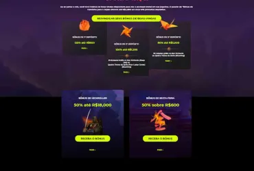 Spin Samurai Casino -  página de promoções