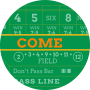 Come e don't come - online craps