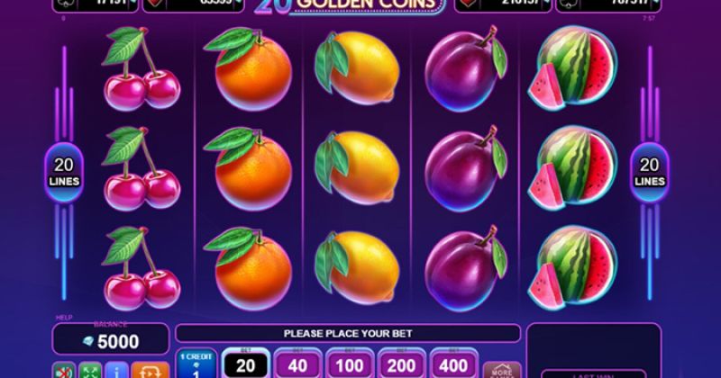Jogue Slot 20 Golden Coins de Amusnet slot online gratuitamente | Casino New Zealand