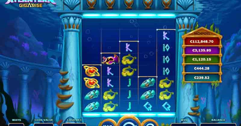 Jogue Atlantean Gigarise, uma slot online da Yggdrasil  slot online gratuitamente | Casino New Zealand