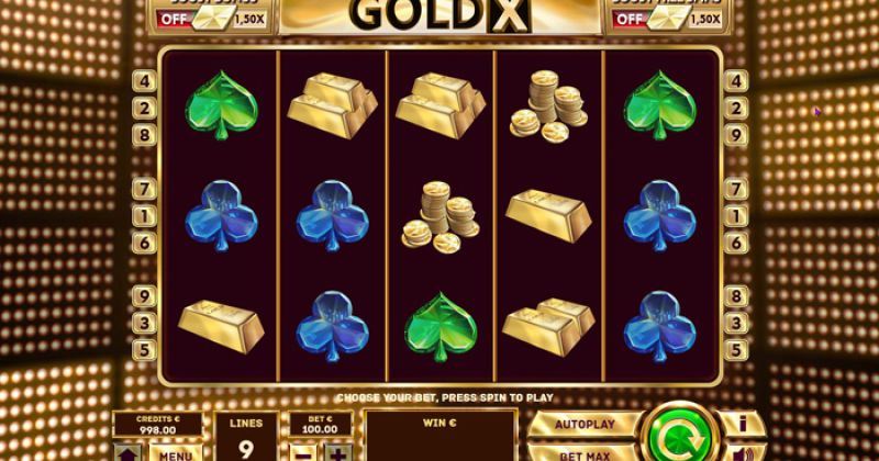 Jogue Gold X, uma slot online da Tom Horn Gaming slot online gratuitamente | Casino New Zealand