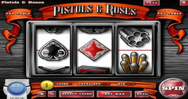 Jogue Pistols and Roses, uma slot online da Rival slot online gratuitamente | Casino New Zealand