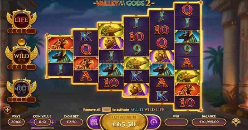 Jogue Valley of Gods 2, uma slot online da Yggdrasil slot online gratuitamente | Casino New Zealand