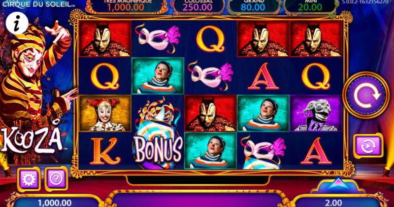 Jogue Cirque du Soleil Kooza, slot da Bally Technologies slot online gratuitamente | Casino New Zealand