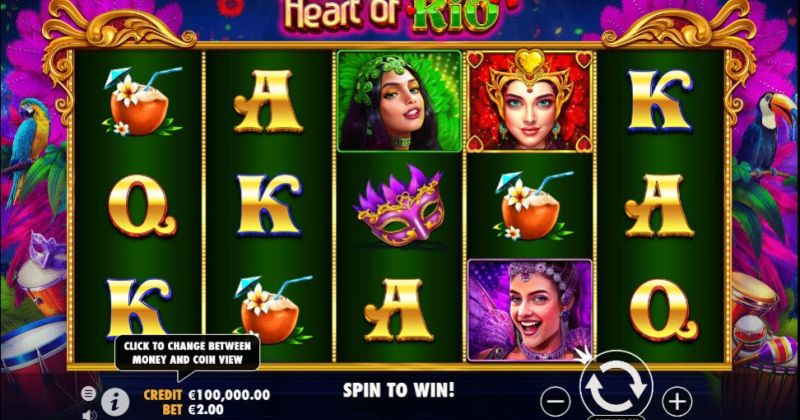 Jogue Heart Of Rio, uma slot online da Pragmatic Play slot online gratuitamente | Casino New Zealand