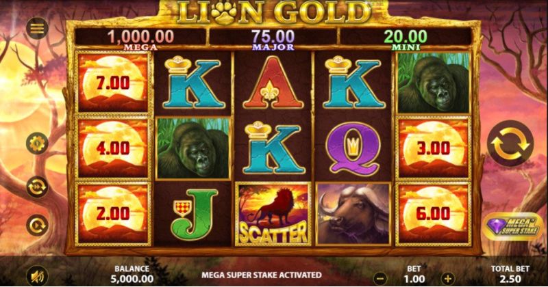 Jogue Lion Gold Super Stake Edition, slot online da StakeLogic slot online gratuitamente | Casino New Zealand