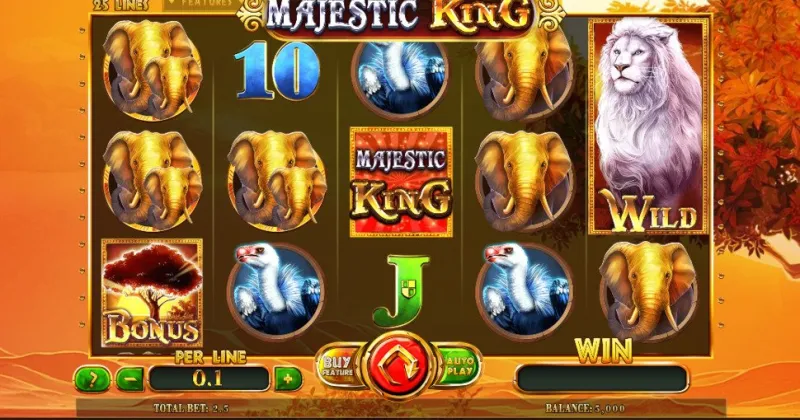 Jogue Majestic King slot online, da Spinomenal slot online gratuitamente | Casino New Zealand